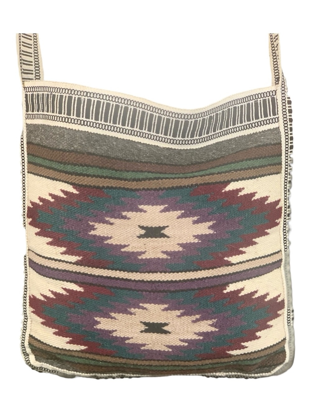 Handmade Southwestern Pattern Native Tote Bag‎ Boho Crossbody Messenger Bag